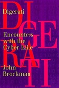 A book cover with a purple background and the letters DIGERATI in bright pink arranged over the whole cover.