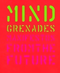 A book cover with a bright red background and the title in neon green, and subtitle in neon pink. All the type is like it's been stencilled.